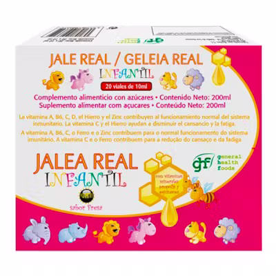 Jalea Real Infantil GHF 20 Ampollas | Inmunidad