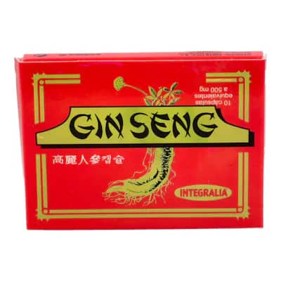 Ginseng Integralia 500mg 10 Caps | Vitalidad