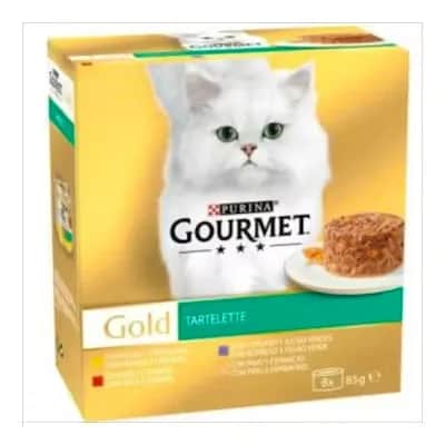 Gourmet Gold Tartalette Verduras - Pasteles para gatos
