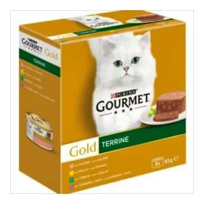Gourmet Gold Terrine - Mousse gelatinosa para gatos