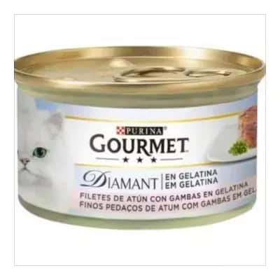 Gourmet Diamant Atún y Gambas | Comida Felina