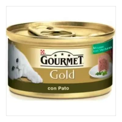 Gourmet Gold Mousse Pato Espinaca | Comida Gatos