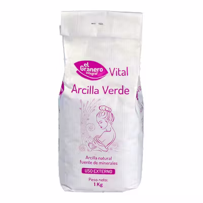 Arcilla Verde 1kg - Purificación Facial y Corporal