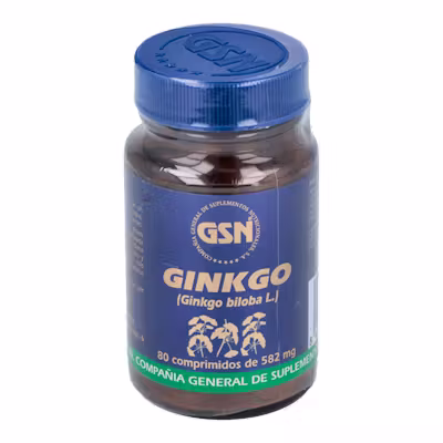 GSN Ginkgo Biloba 80 Comp - Memoria y Concentración