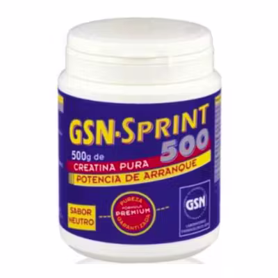 GSN Sprint Creatina Pura 500g - Rendimiento