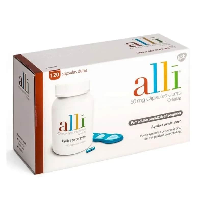Alli 60mg 120 Cápsulas | Control de Peso