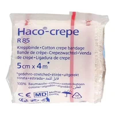 Venda Haco-Crepe 5cm x 4m | Compresión