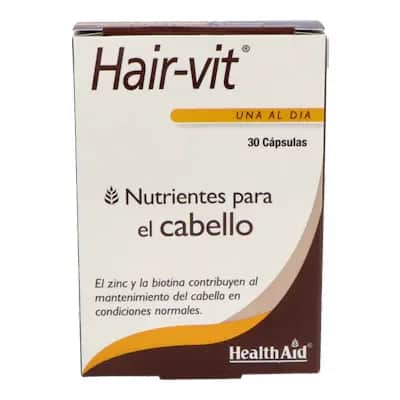 Health Aid Hair Vit 30 Tab | Caída del Cabello