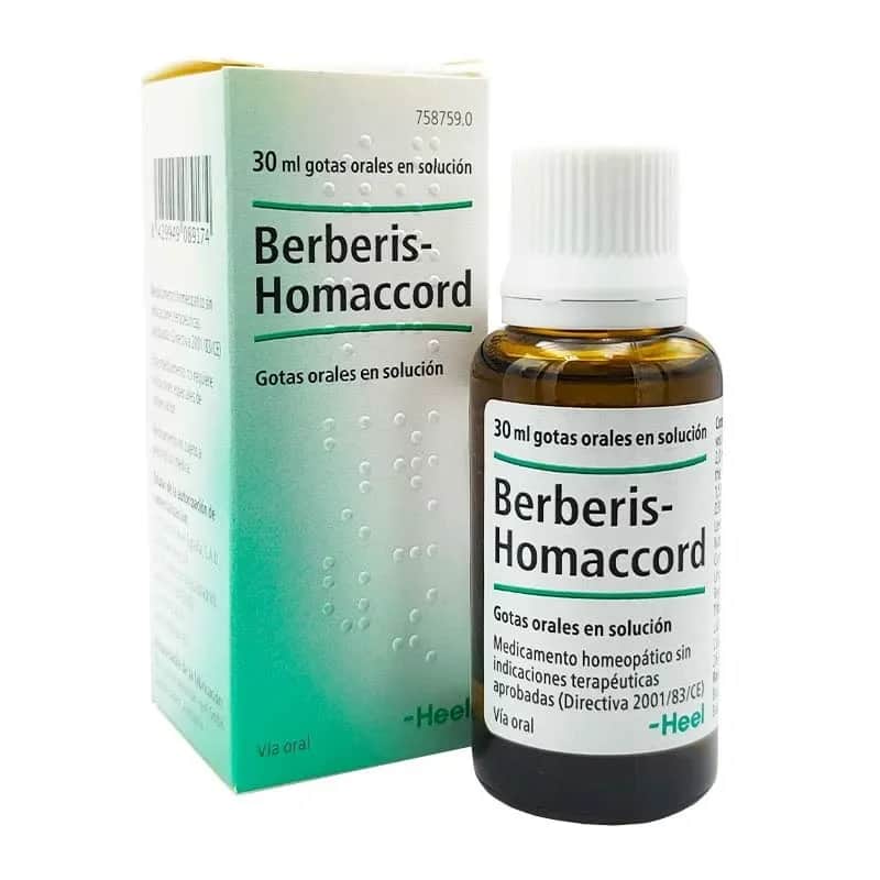 Berberis-Homaccord Gotas 30ml - Tracto Urinario