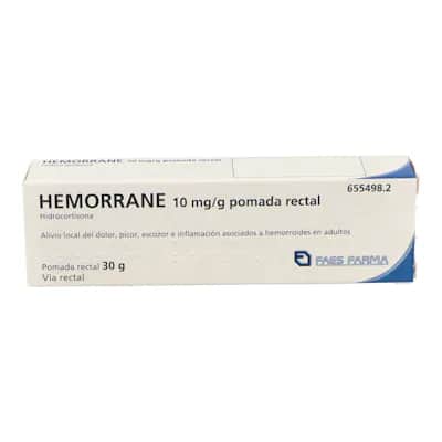 Hemorrane 1% Pomada - Alivio de Hemorroides