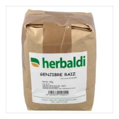 Herbaldi Jengibre Raíz 1Kg | Digestión Natural