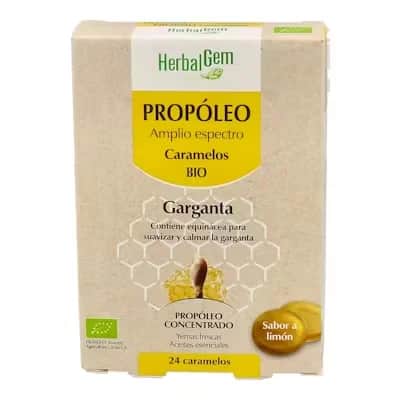Herbalgem Propóleo Bio 24 Caramelos - Inmunidad