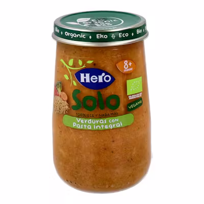 Hero Baby Verduras Pasta Integral 190G | Alimentación Bebé