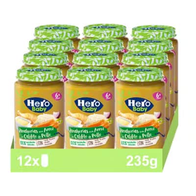 Hero Baby Arroz Zanahoria Pollo - Potito Infantil 235g