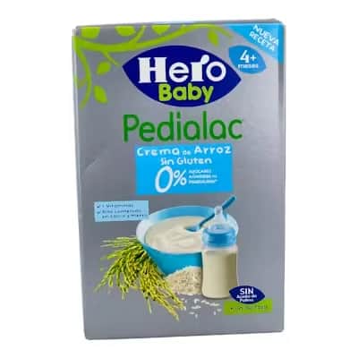 Hero Baby Pedialac Crema Arroz Sin Gluten +4M