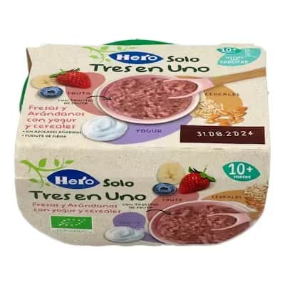 Hero Fresa Arándano Yogur Cereales | Potito Bebé