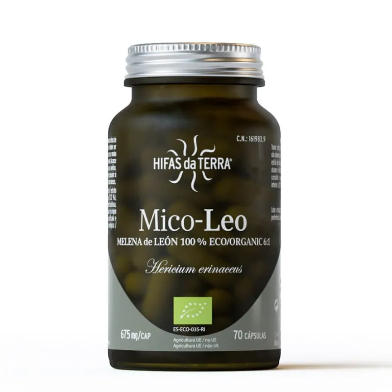 Hifas da terra Mico-leo eco 70 cápsulas