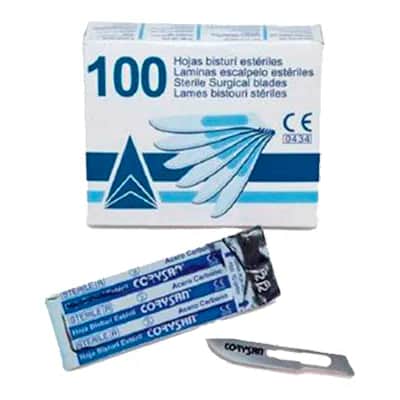 Hoja Bisturí Corysan Nº 18 - 100 Unidades Estéril