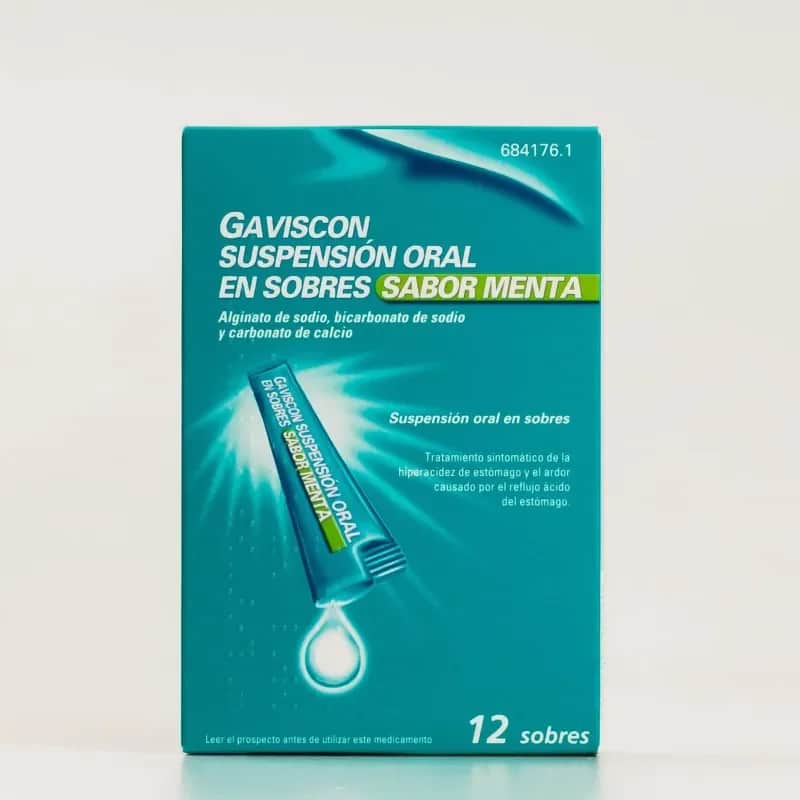 Gaviscon Menta 12 Sobres | Ardor y Reflujo