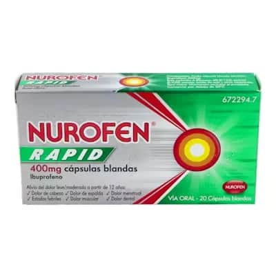 Nurofen Rapid 400 Mg | Analgésico y Antipirético