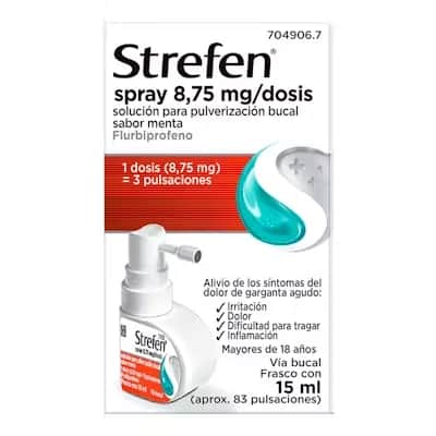 Strefen Spray 15 Ml - Dolor de Garganta