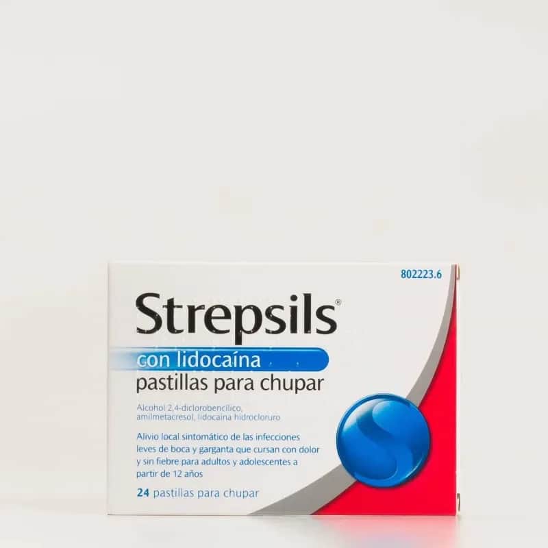 Strepsils Lidocaína 24 ud | Dolor Garganta