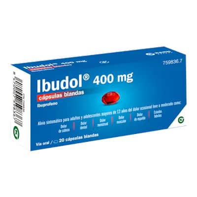 Ibudol 400 mg 20 Cápsulas | Dolor e Inflamación