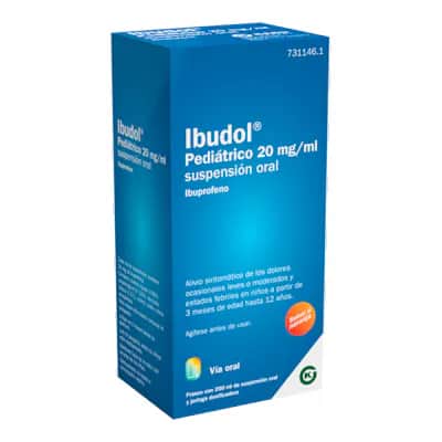 Ibudol EFG Pediátrico 20mg - Fiebre Niños