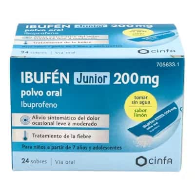 Ibufén Junior 200mg Polvo - Niños
