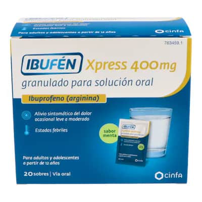 Ibufén Xpress 400 Mg - Dolor y Fiebre Rápido
