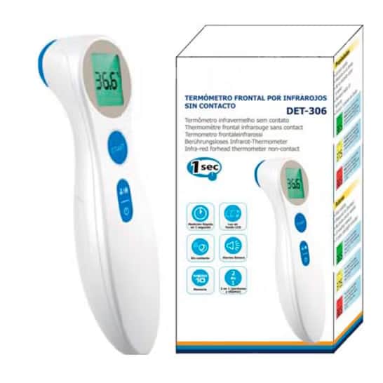 Ico Termometro Infrarrojos de Frente DET-306 1ud