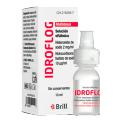 Idroflog Sol Oftálmica 10ml - Antiinflamatorio