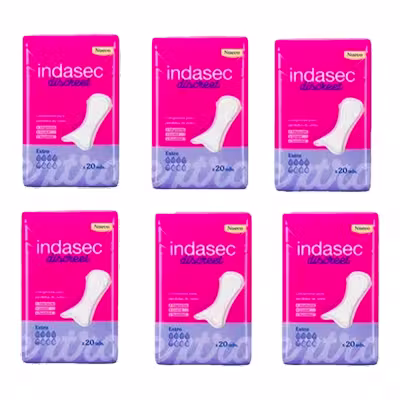 Compresa Indasec Discreet Extra - Pérdidas Leves