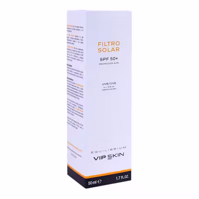Vipskin Filtro Solar SPF 50 - Protección UVA/UVB
