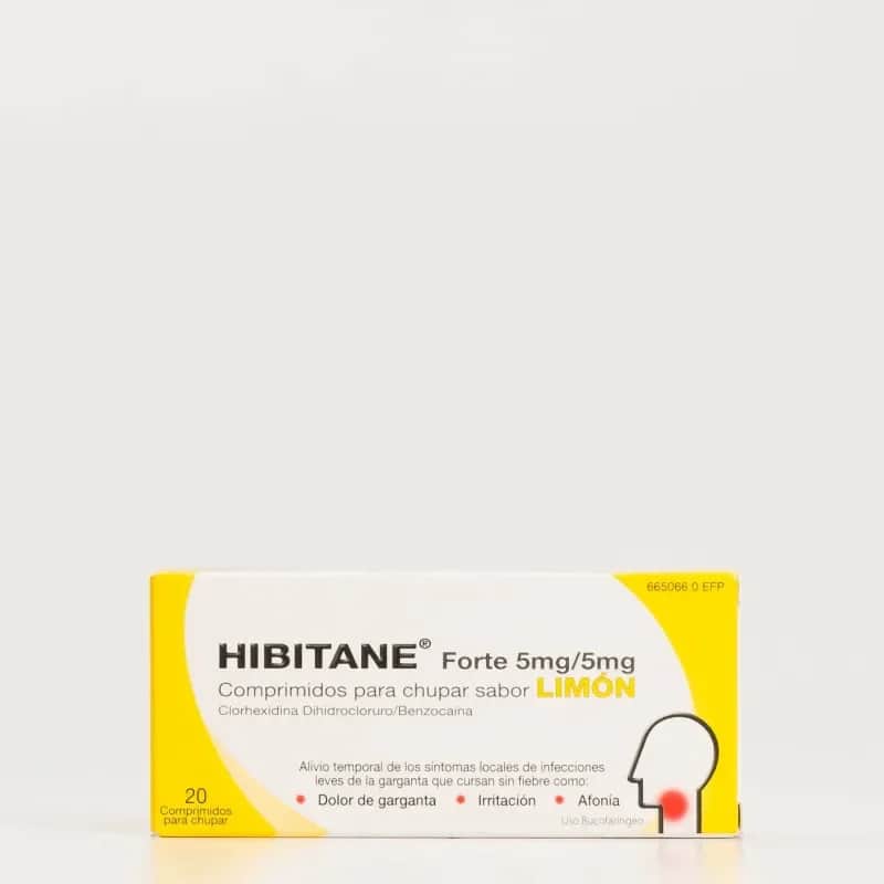 Hibitane Forte Limón - Pastillas Dolor de Garganta