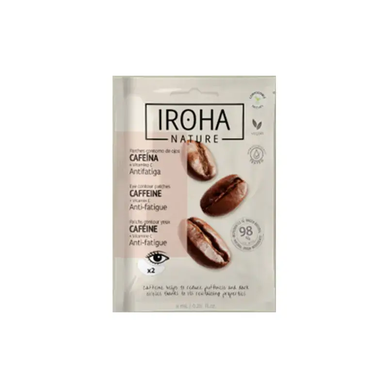 Iroha Nature Natural Extracts Parches De Ojos Antifatiga, 1 par