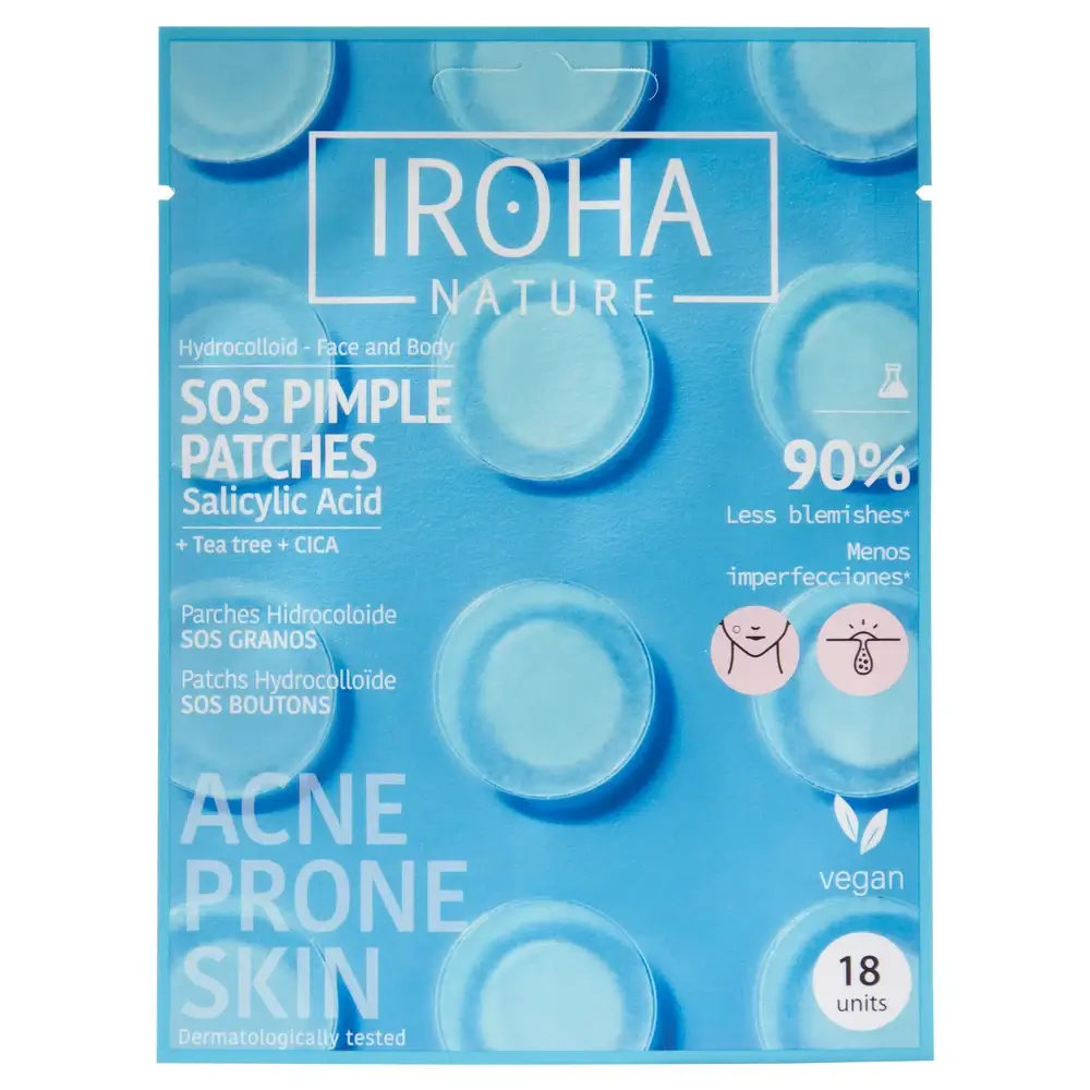 Iroha Nature Parches Sos Granos - Ácido Salicílico , 18 uds