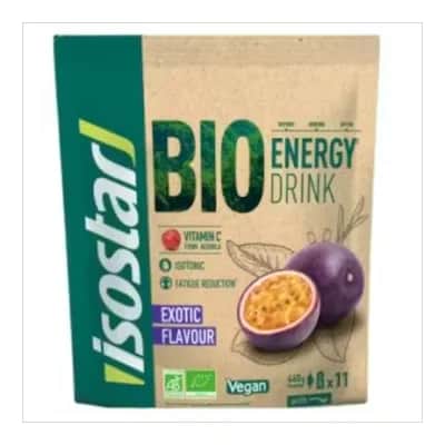 Isostar Bio Energy Drink Exótico 440g | Bebida Deportiva