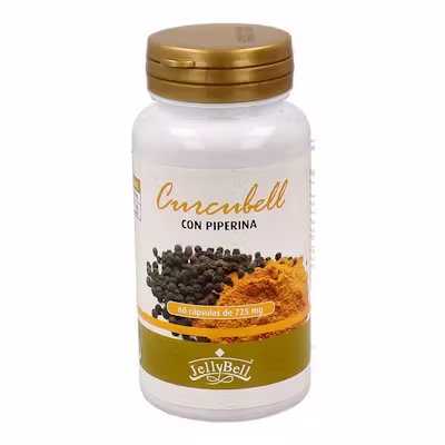 Jellybell Curcubel 60 Caps - Cúrcuma Antioxidante