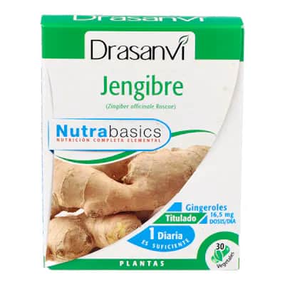 Jengibre 30 Cápsulas Drasanvi | Salud Digestiva
