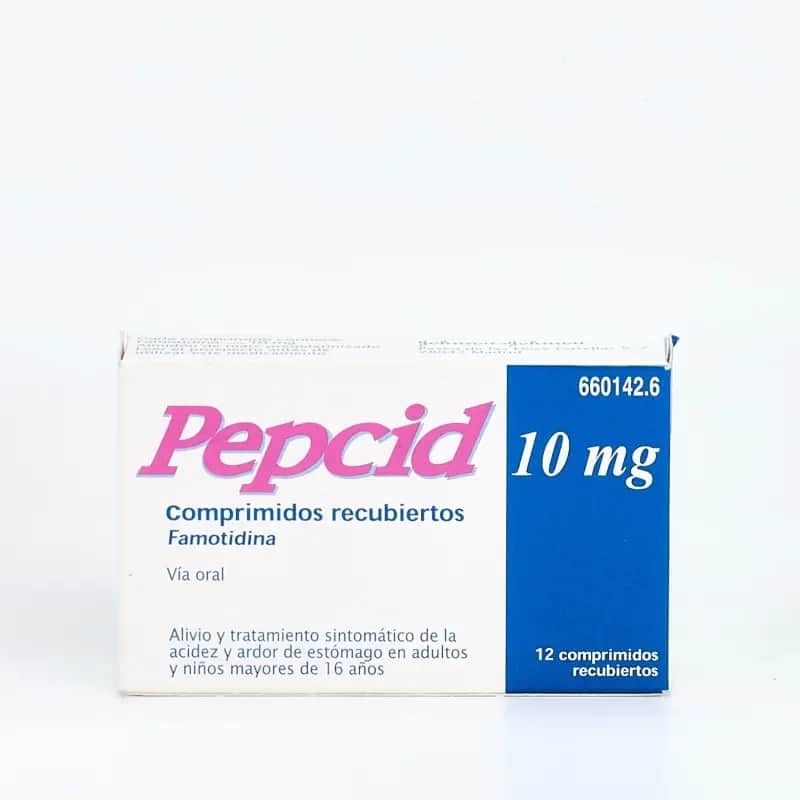 Pepcid 10 Mg - Alivio de Acidez y Ardor de Estómago