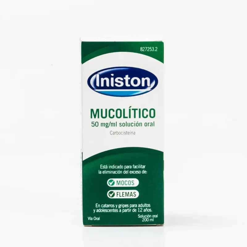 Iniston Mucolítico 200ml - Fluidifica mucosidad