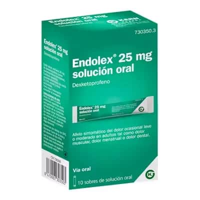 Endolex 25mg - Analgésico para Dolor Agudo