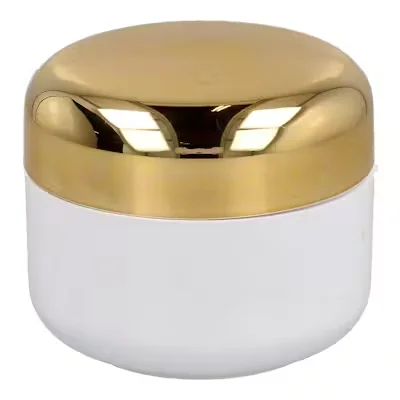 Tarro Plástico Cosmético 100ml | Tapa Oro - 25 Ud