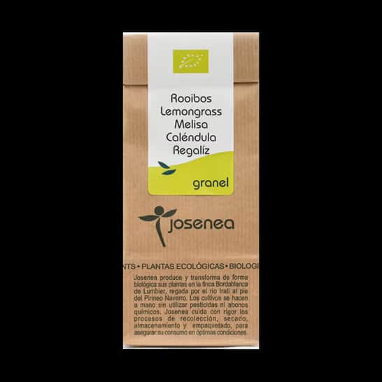 Josenea Rooibos Lemongrass Melisa Caléndula Regaliz BIO a Granel 50g