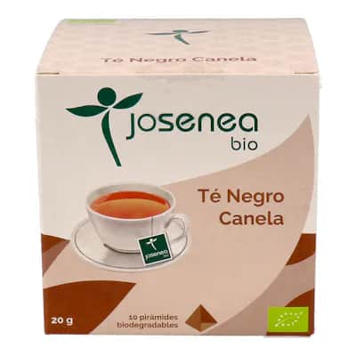 Josenea Té Negro-Canela 10 Pirámides | Estimulante