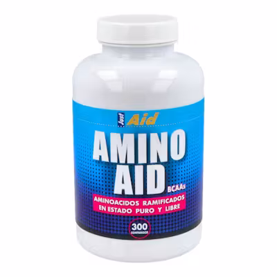 Just Aid BCAA 300 Comp - Recuperación Muscular Deportiva