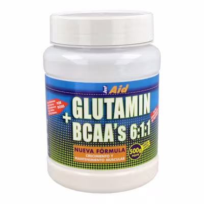 Just Aid Glutamin + Bcaa Limón - Recuperación Muscular