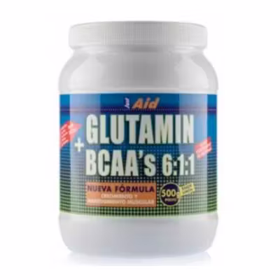 Just Aid Glutamin + Bcaa Neutro - Rendimiento Deportivo