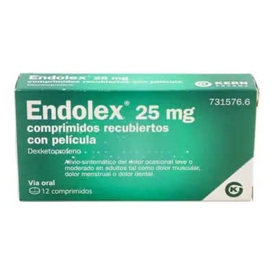 Endolex 25mg - Analgésico Antiinflamatorio